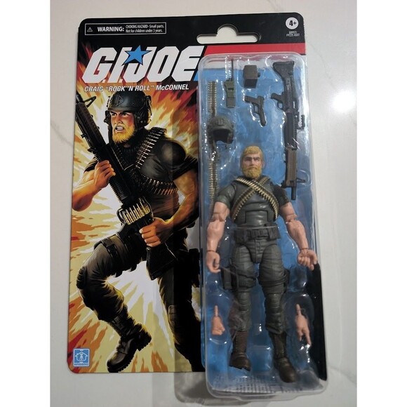 Hasbro G.I. Joe Classified Series Retro Cardback Craig Rock N Roll McConnel 6-in - Picture 4 of 6